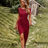 Dili Knitted Dress High Elastic Light Dress Casual Dress Fashion