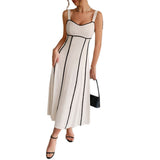 Dili Vacation Leisure Wind Suspension Dress Women's Dress 2025 Summer