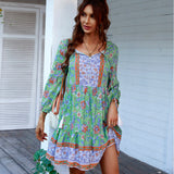 Independent Shooting Leisure Holiday Style Dress Dress 2025 Spring And Summer Positioning Flower Women's Fashion Temperament