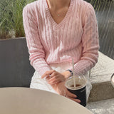 Dili Fashion Casual Solid Color Bottom Sweater Wool Knitted Women's Clothing 2025 Autumn And Winter