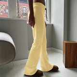 Dili Yoga Sports Solid Color Belt Casual Pants Pants Women's Winter 2025