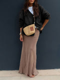 Dili Casual Simple Long-Sleeved High-End Coat Sweater Women's 2025 Autumn And Winter