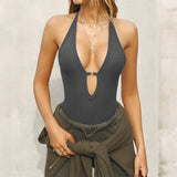Dili Y2K Sexy Wind Hanging Neck T-Shirt Summer Women's Vest Women's Clothing 2025 Spring And Summer