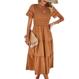 Dili Women's Clothing 2025 Spring And Summer Pure Temperament To Take The Hollow Dress Woman