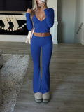 Dili Y2K Sports Style T-Shirt Yoga Trousers Two Sets Of Women's Clothing 2025 Autumn And Winter