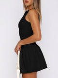 Dili Temperament Elegant Wind Solid Dress Dress Women's Dress 2025 Spring And Summer