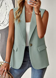 Dili Suit Jacket Woman 2025 Spring And Summer Loose Temperament Commute Sleeveless Suit Vest