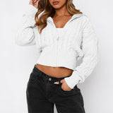 Dili Senior Simple Fashion Long-Sleeved Pure Color Wool Weaving Women's Clothing 2025 Autumn And Winter