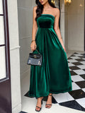 Dili Elegant Temperament Palette Pure Color Dress Women's Dress Women's Dress 2025 Autumn And Winter