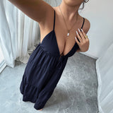 Dili Elegant Temperament Slings With Bra Long Skirt Dress Women's 2025 Autumn And Winter