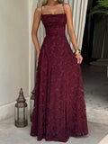 Dili Elegant Temperament Sling A Long Dress Dress Dress Women's 2025 Autumn And Winter