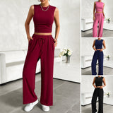 Dili Women's Clothing 2025 Spring And Summer City Casual Solid Color Coat Vest Trousers Set