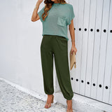 Dili Casual Holiday Style Simple Nine-Point Trouser Suit Women's Clothing 2025 Spring And Summer