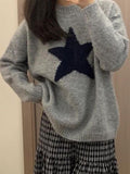 Dili Vacation Round Collar Simple Long-Sleeved Wool Knitting Sweater Women's 2025 Autumn And Winter