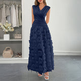 Dili Elegant Temperament Splicing Fashion Dress Dress Women's 2025 Summer