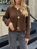 Dili Leisure Vacation Premium Hairy Long Sleeve Shirt Sweater Women's Winter 2025