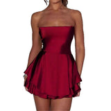 Dili Y2K Wind-Scressed Face-Witted Dress Women's Dress 2025 Summer Independent